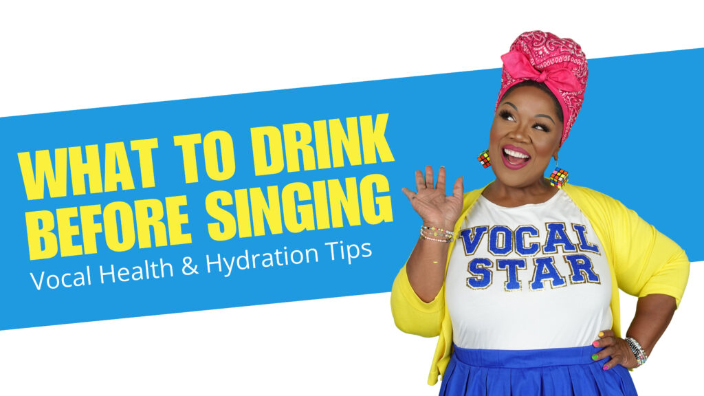 what to drink before singing
